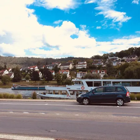 아파트 Und Neckarblick Bei Heidelberg 히르슈호른