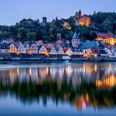 아파트 Und Neckarblick Bei Heidelberg 히르슈호른